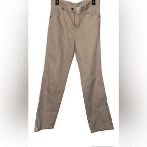 Vintage Wrangler Tan Beige Jeans Men's Made In USA Zip Fly Straight Leg 29/30